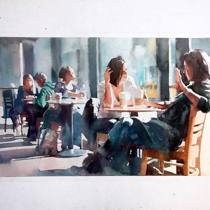 Watercolor Paintings By Marcos Beccari