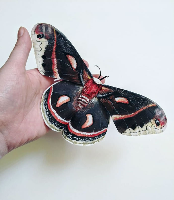 Paper Sculptures Of Butterflies By Kerilynn Wilson