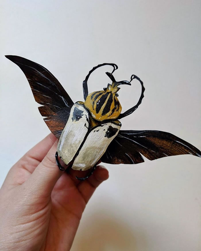 Paper Sculptures Of Butterflies By Kerilynn Wilson