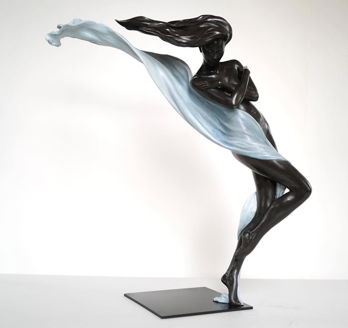 Bronze Sculptures Of Women By Luo Li Rong