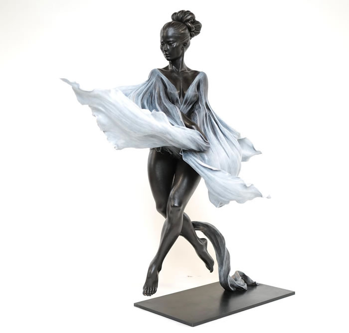 Bronze Sculptures Of Women By Luo Li Rong