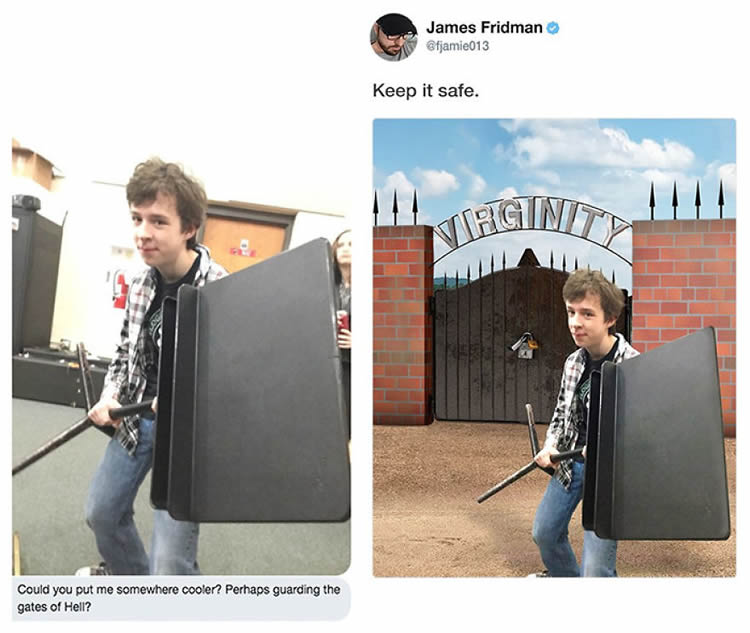 Funny Photoshop Edits By James Fridman