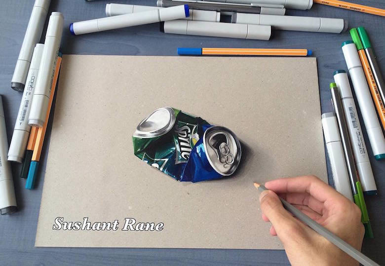 Hyper-Realistic 3D Drawings By Sushant S Rane