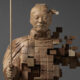 Pixelated Wood Sculptures By Han Hsu tung