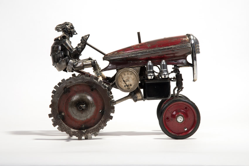 Scrap Metal Sculptures by James Corbett