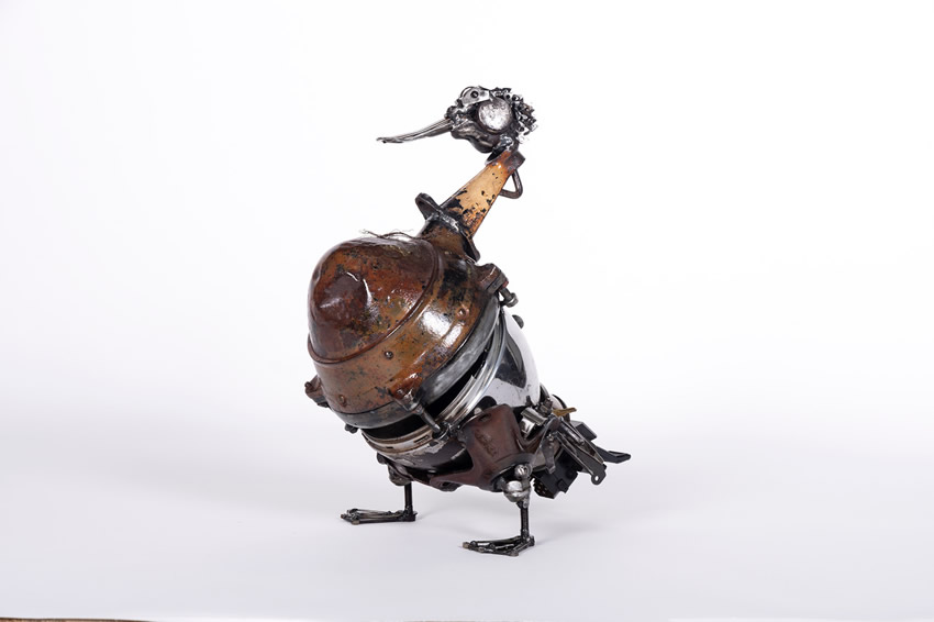 Scrap Metal Sculptures by James Corbett