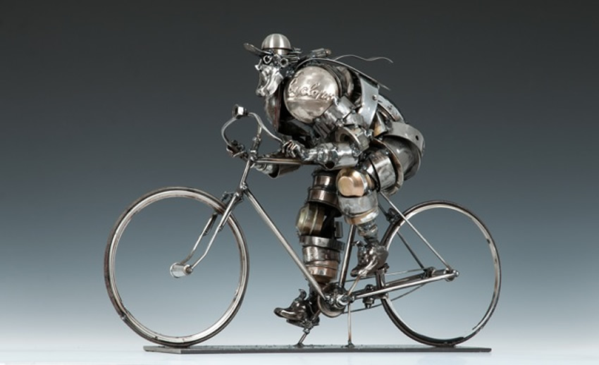 Scrap Metal Sculptures by James Corbett