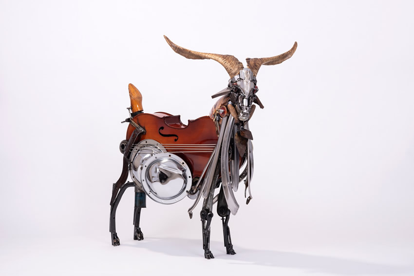 Scrap Metal Sculptures by James Corbett