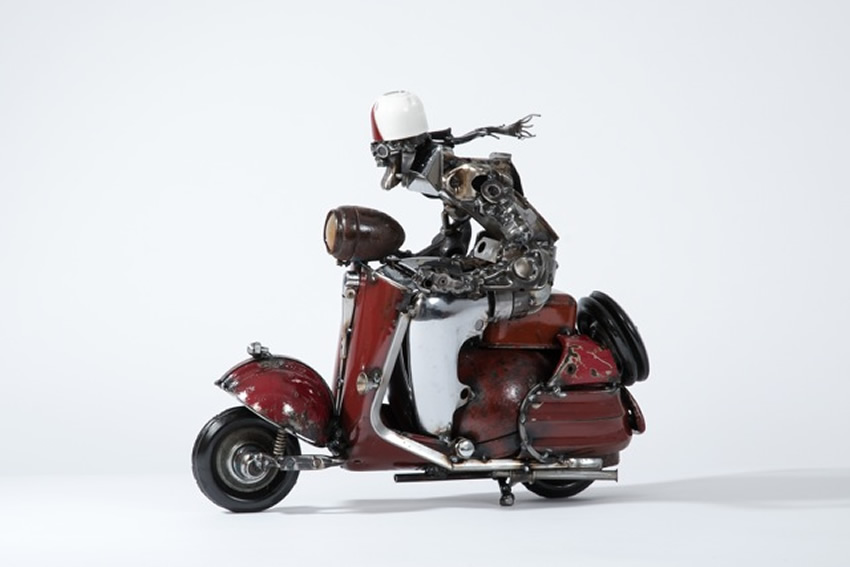 Scrap Metal Sculptures by James Corbett