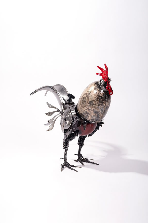 Scrap Metal Sculptures by James Corbett