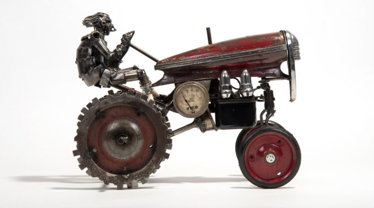 Scrap Metal Sculptures by James Corbett