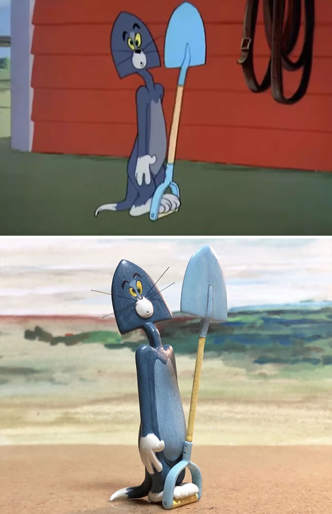 Tom and Jerry Sculptures By Taku Inoue