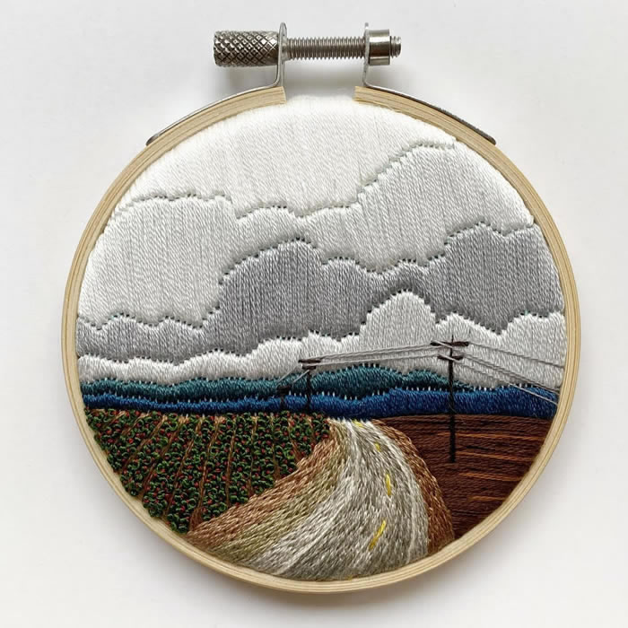 Embroidery Art Work by Cassandra Dias