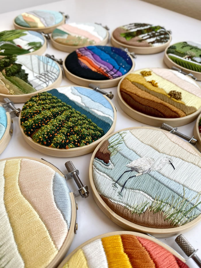 Embroidery Art Work by Cassandra Dias