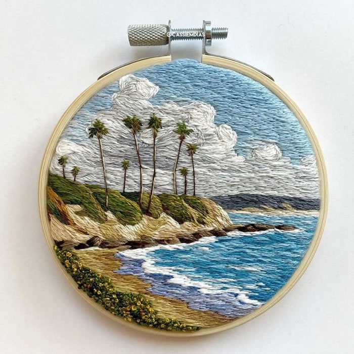 Embroidery Art Work by Cassandra Dias