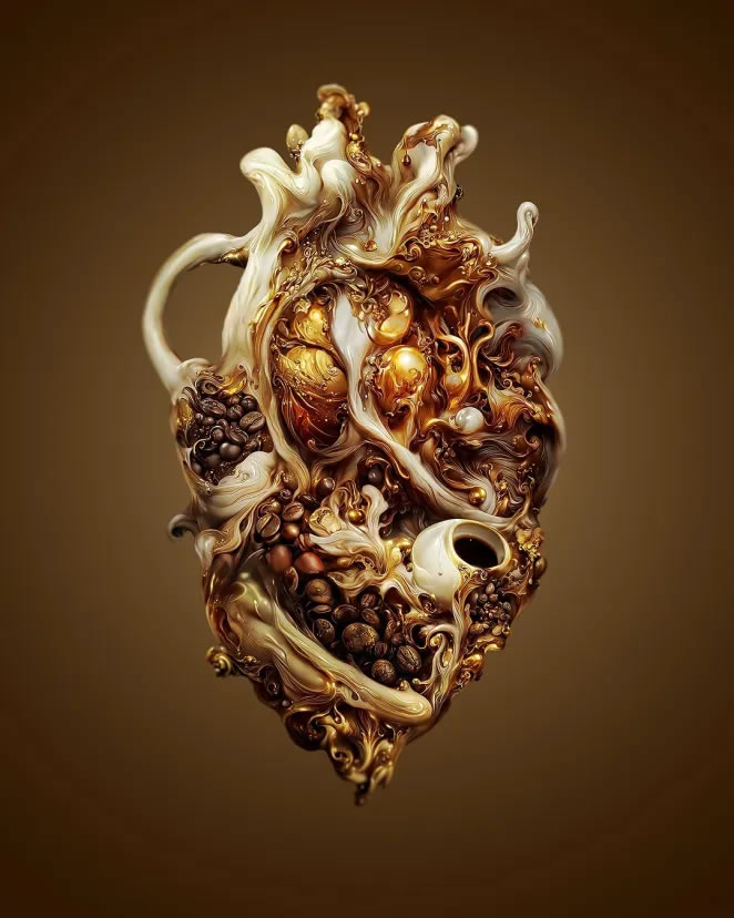 AI-generated hearts by Andrejs Pidjass