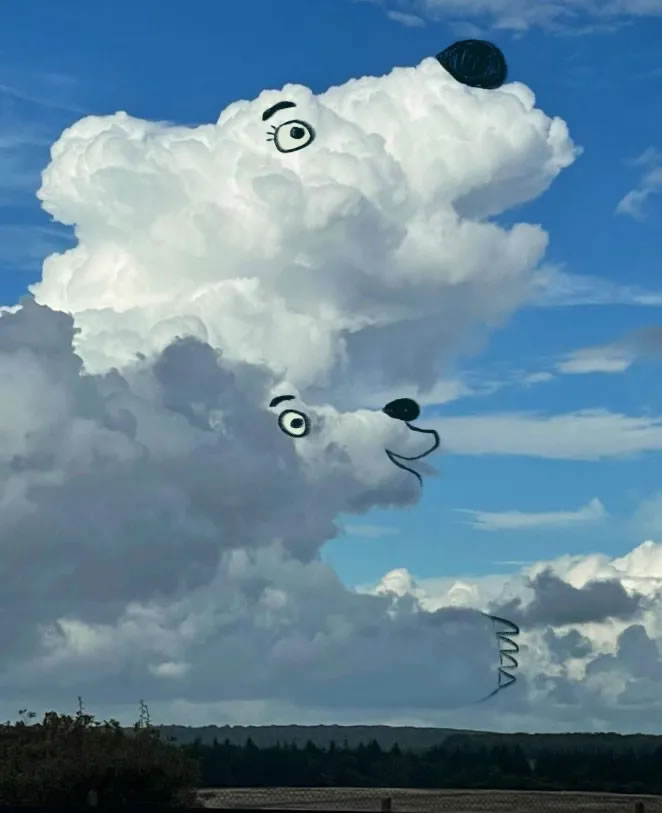 Funny Doodles Of Clouds By Chris Judge