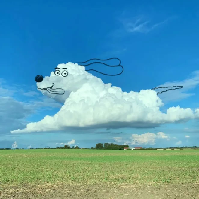 Funny Doodles Of Clouds By Chris Judge