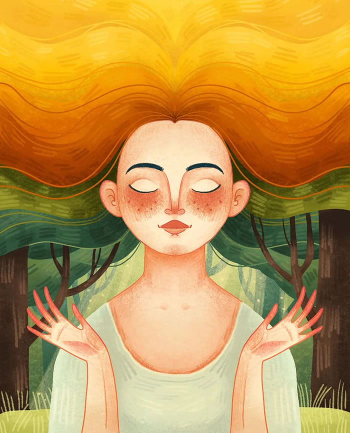 Magical Illustrations By Saraja Cesarini