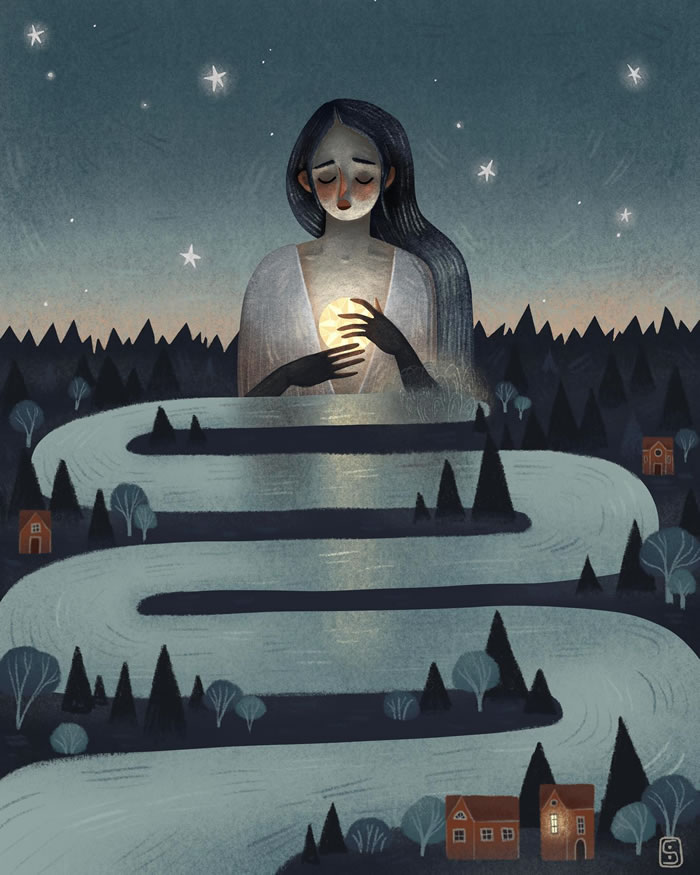 Magical Illustrations By Saraja Cesarini