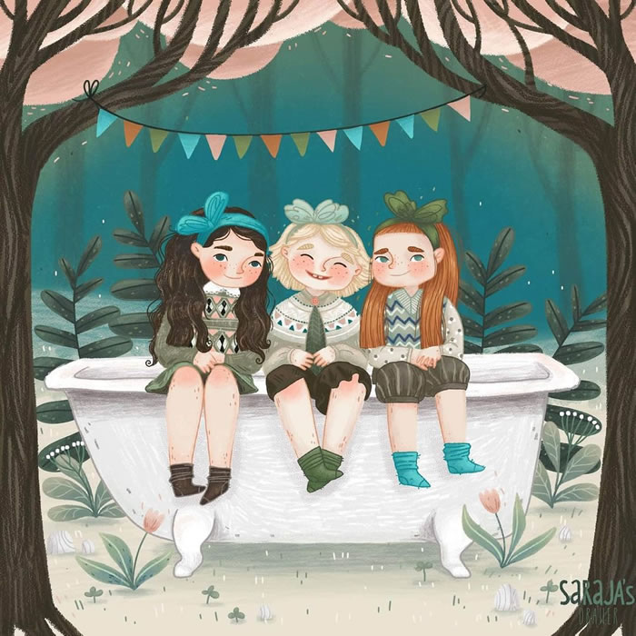 Magical Illustrations By Saraja Cesarini