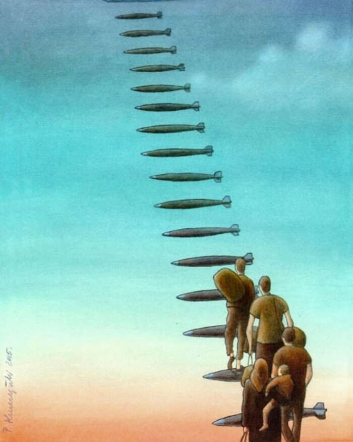 Satirical Illustrations About Society By Pawel Kuczynski