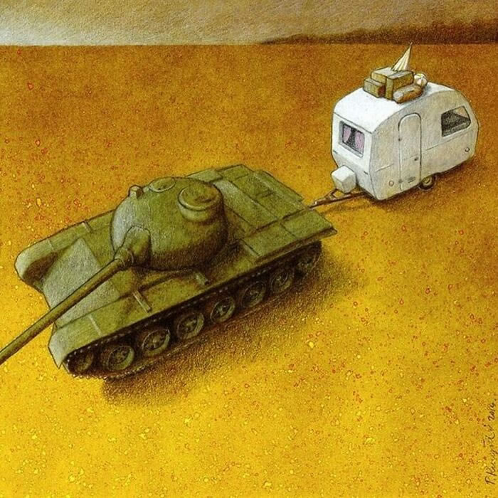 Satirical Illustrations About Society By Pawel Kuczynski