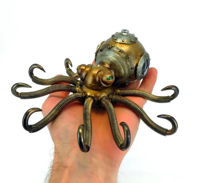 Steampunk Sculptures By Igor Verniy