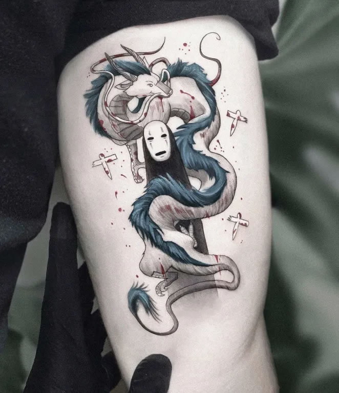 Three-dimensional tattoos by Kozo