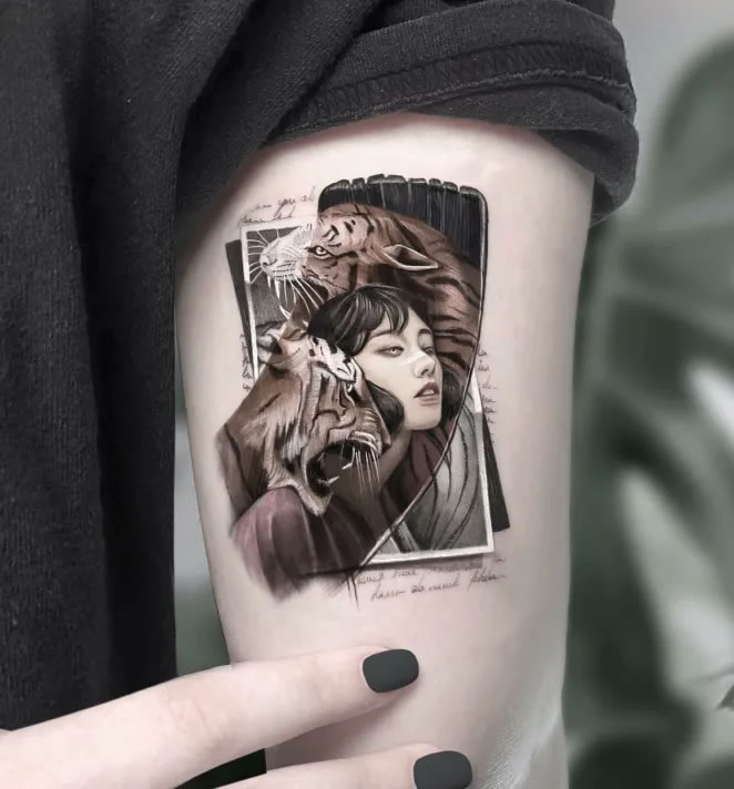 Three-dimensional tattoos by Kozo