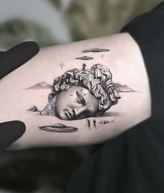 Three-dimensional tattoos by Kozo