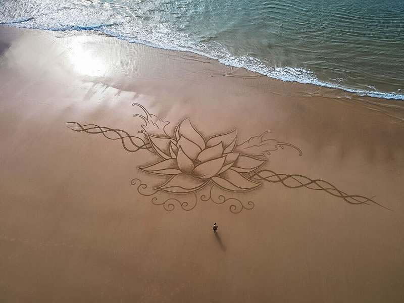 Giant Sand Drawings by Jben