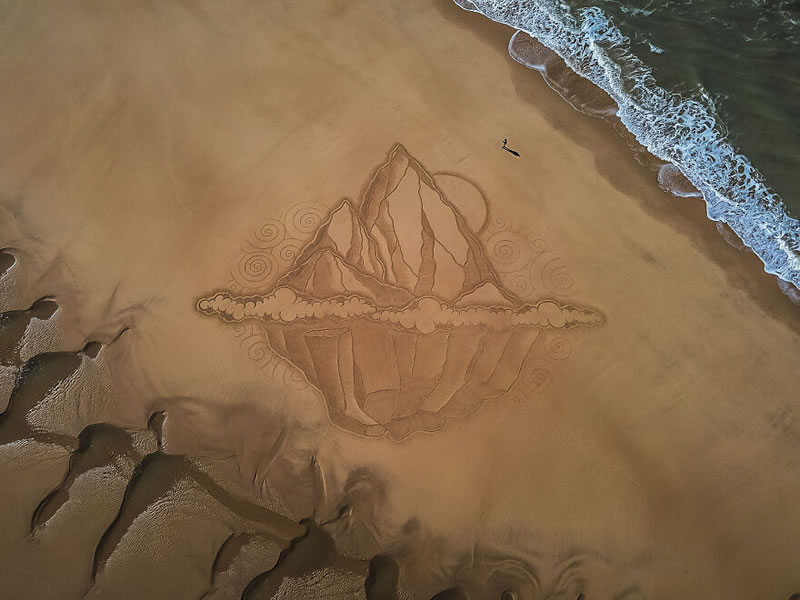 Giant Sand Drawings by Jben