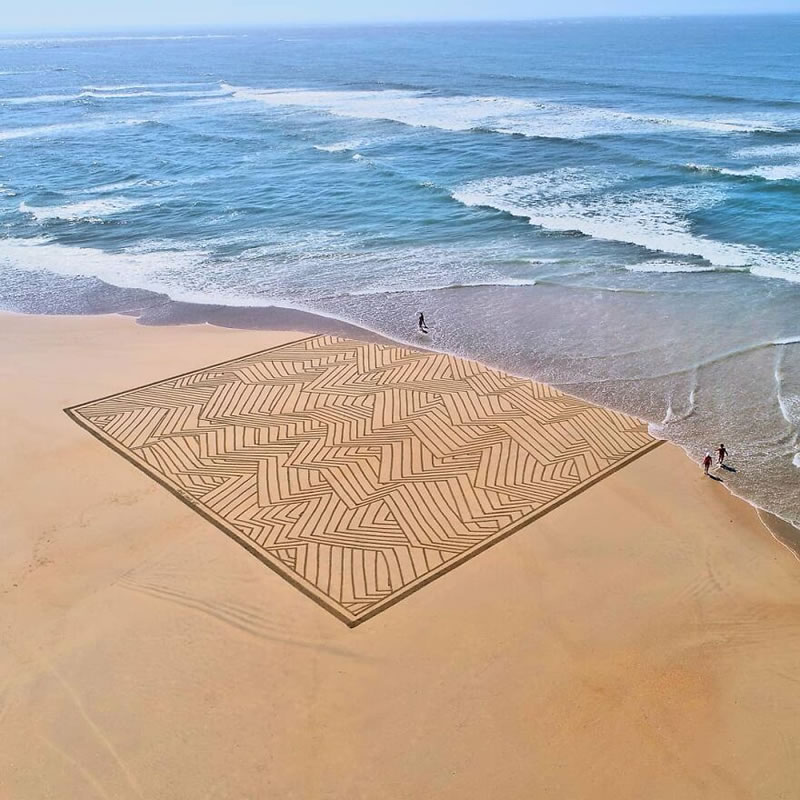 Giant Sand Drawings by Jben