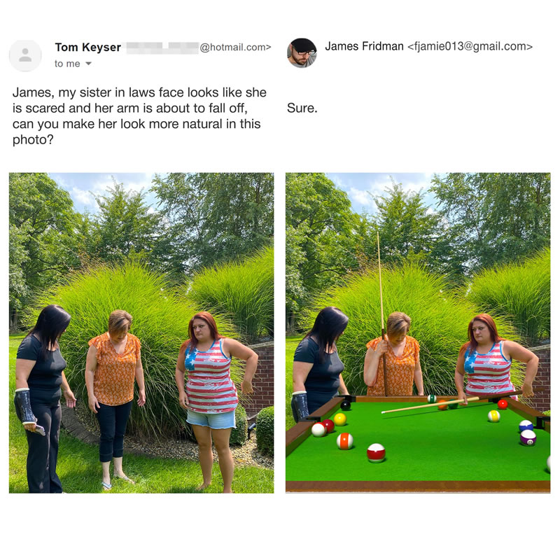 Funny Photoshop Edits By James Fridman