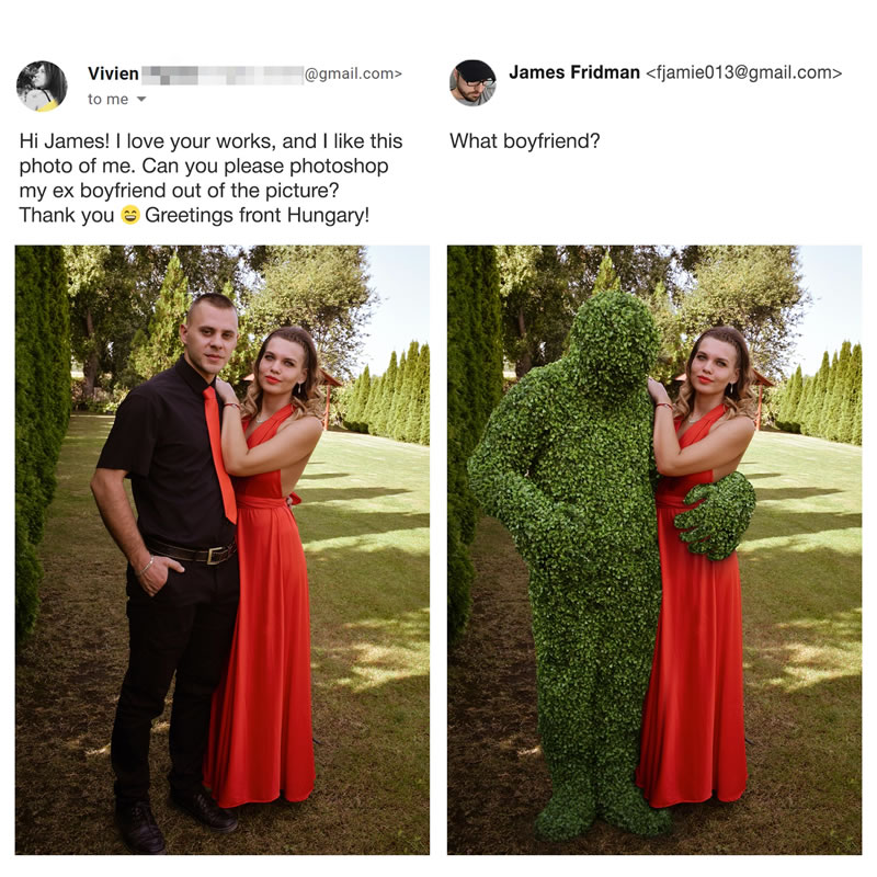 Funny Photoshop Edits By James Fridman