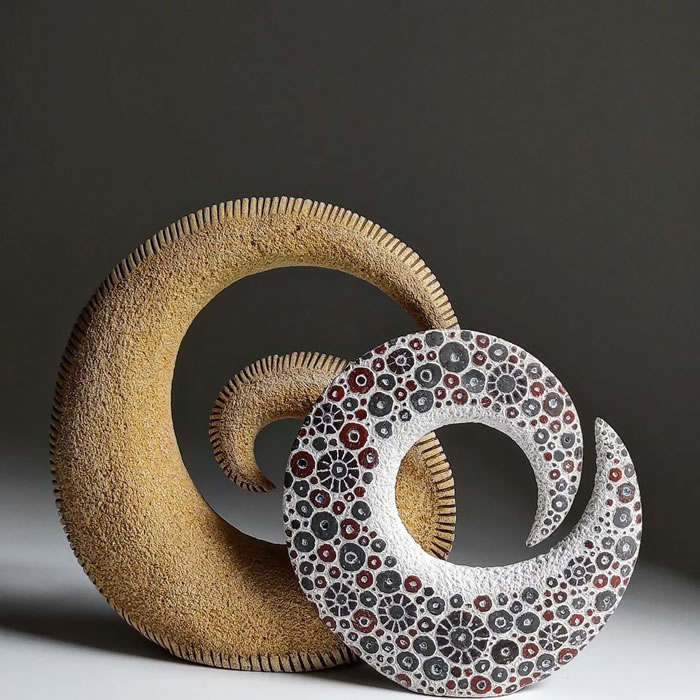 Abstract Ceramic Sculptures by Carlos Cabo