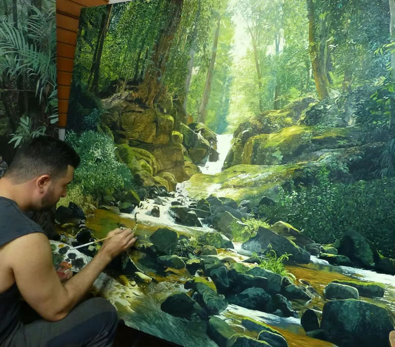 Photorealistic Paintings by Alonzo Morales Bravo