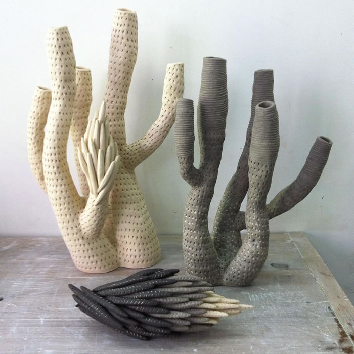 Artistic Ceramic Vessels by Julie Bergeron