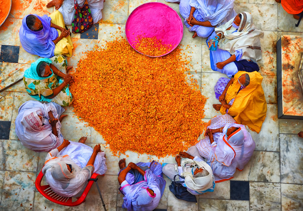 Widow Holi In Vrindavaran By Tanusree Mitra