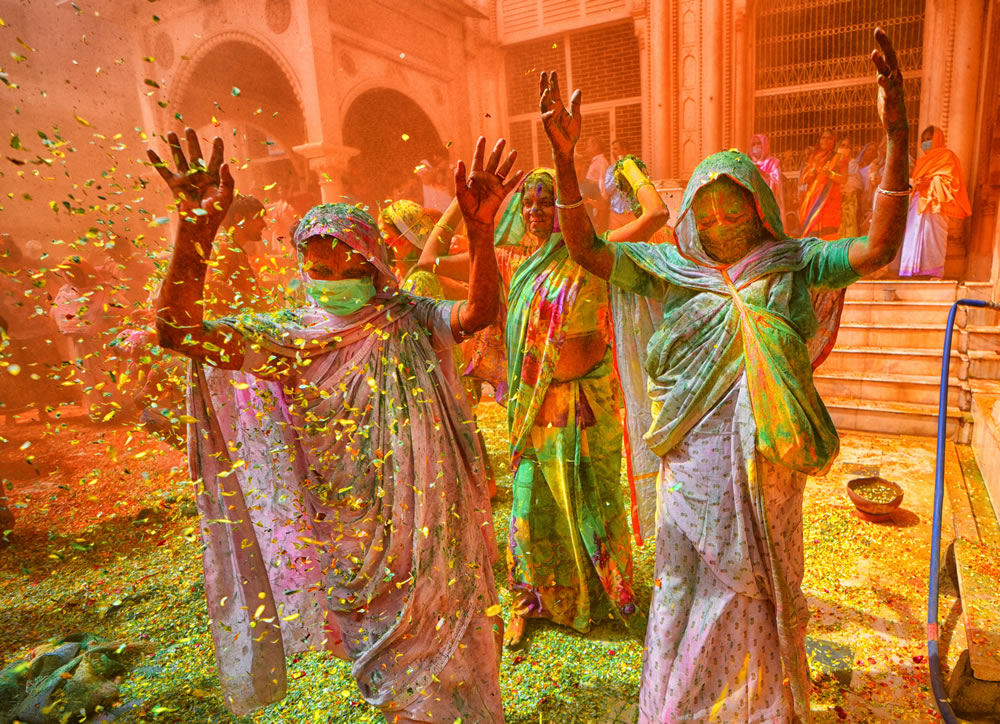 Widow Holi In Vrindavaran By Tanusree Mitra