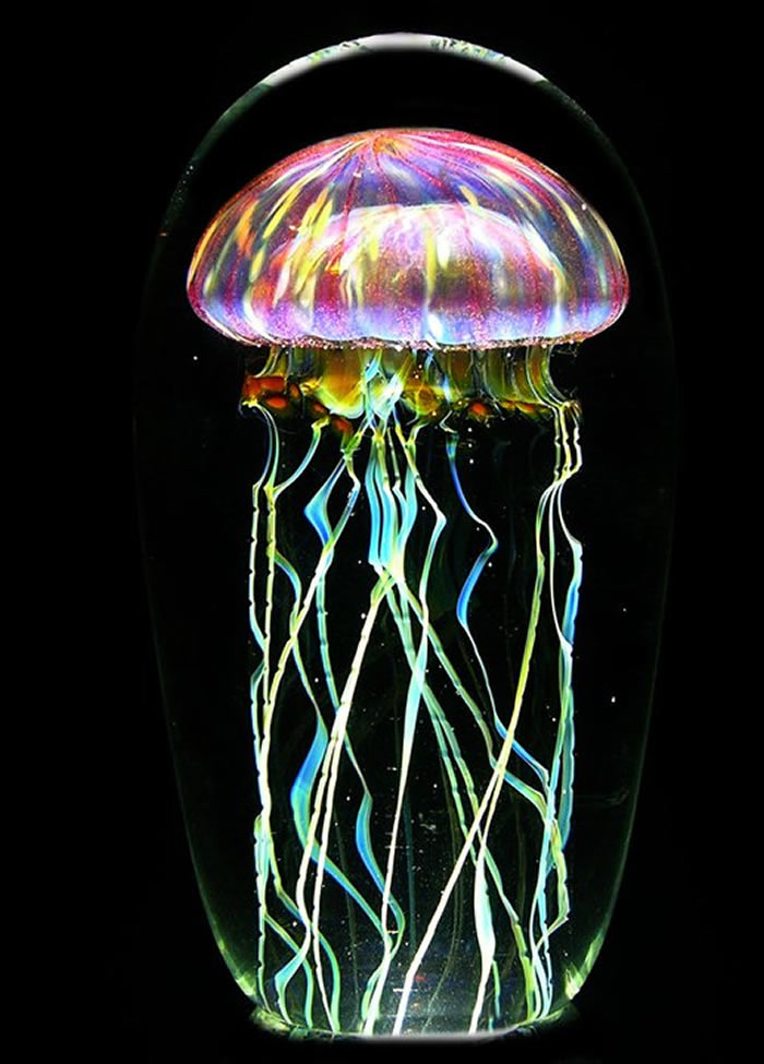 Glass Jellyfish Sculptures by Richard Satava