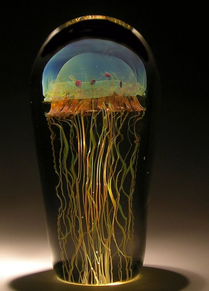 Glass Jellyfish Sculptures by Richard Satava