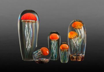 Glass Jellyfish Sculptures by Richard Satava