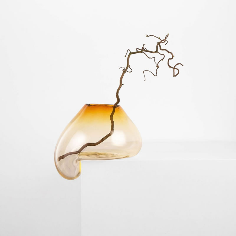 Melting Glass Vase Series by Kateryna Sokolova