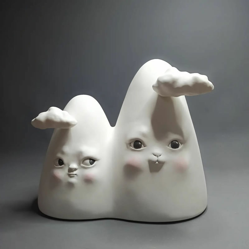 Peculiar Creatures Sculptures by Clementine Bal