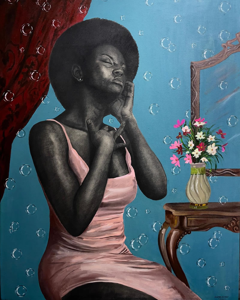 African Society Paintings By Olamide Ogunade