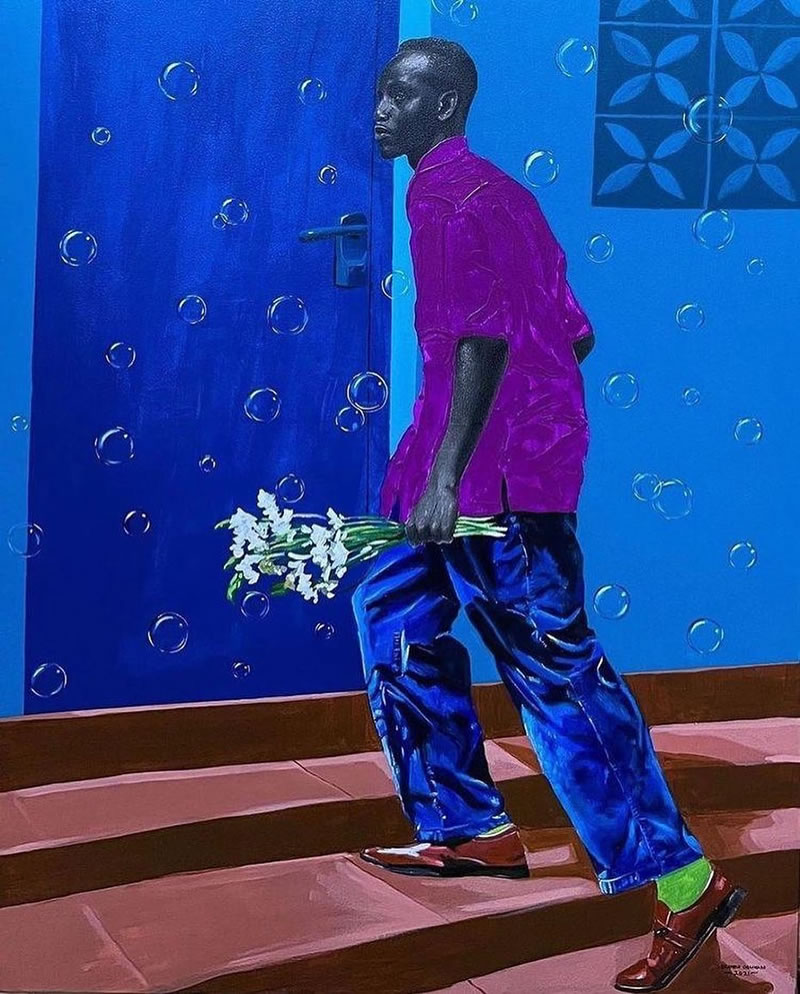 African Society Paintings By Olamide Ogunade