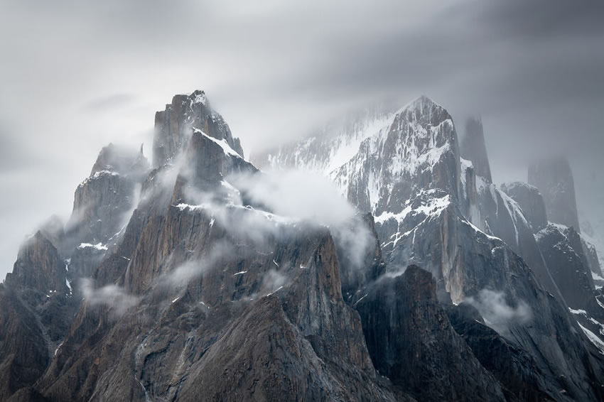 Karakoram Range Mountains By Tomasz Przychodzien