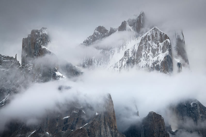 Karakoram Range Mountains By Tomasz Przychodzien